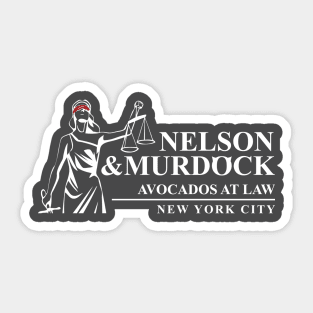 Avocados at Law Sticker